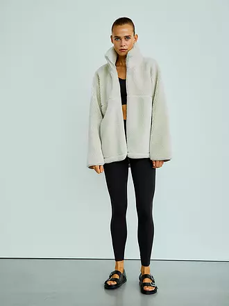 WITHBLACK | Jacke in Felloptik PILE | beige